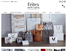 Tablet Screenshot of fritex.dk